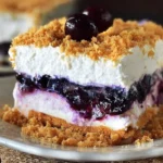 No-Bake Blueberry Yum Yum Dessert