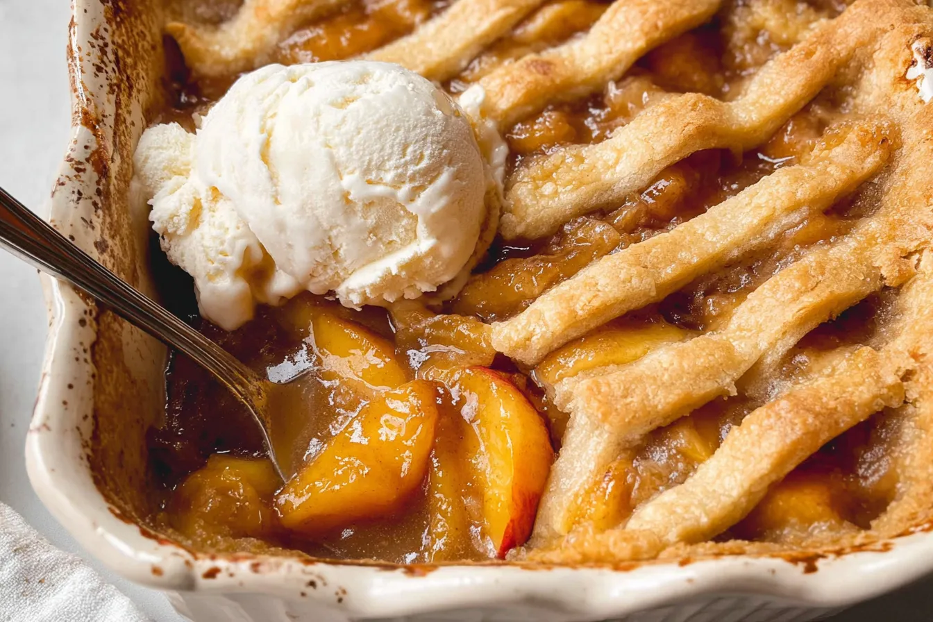 Old-Fashioned Southern Peach Cobbler: Homemade Goodness