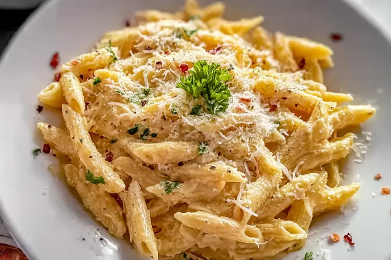 One Pot Creamy Garlic Pasta: A Delicious Weeknight Winner 3 One Pot Creamy Garlic Pasta: A Bowl of Deliciousness