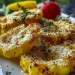 Parmesan Baked Yellow Squash Freshly Made