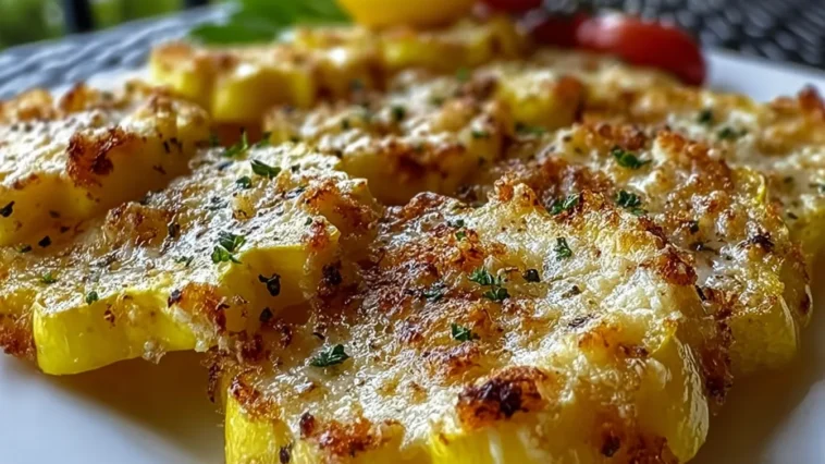 Delicious Parmesan Baked Yellow Squash