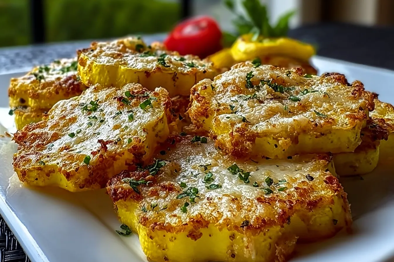 Parmesan Baked Yellow Squash
