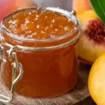 Peach and Nectarine Jam (Marmelada Rodakino & Nektarinia) Jars