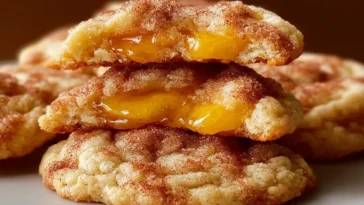 Delicious Peach Cobbler Cookies Freshly Baked