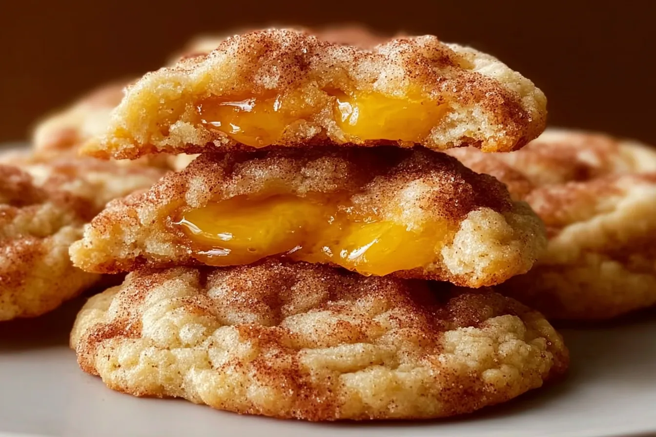 Delicious Peach Cobbler Cookies Freshly Baked