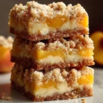 Peach Crumb Bars: A Sweet Treat for Summer Enjoyment 5 Freshly Baked Peach Crumb Bars