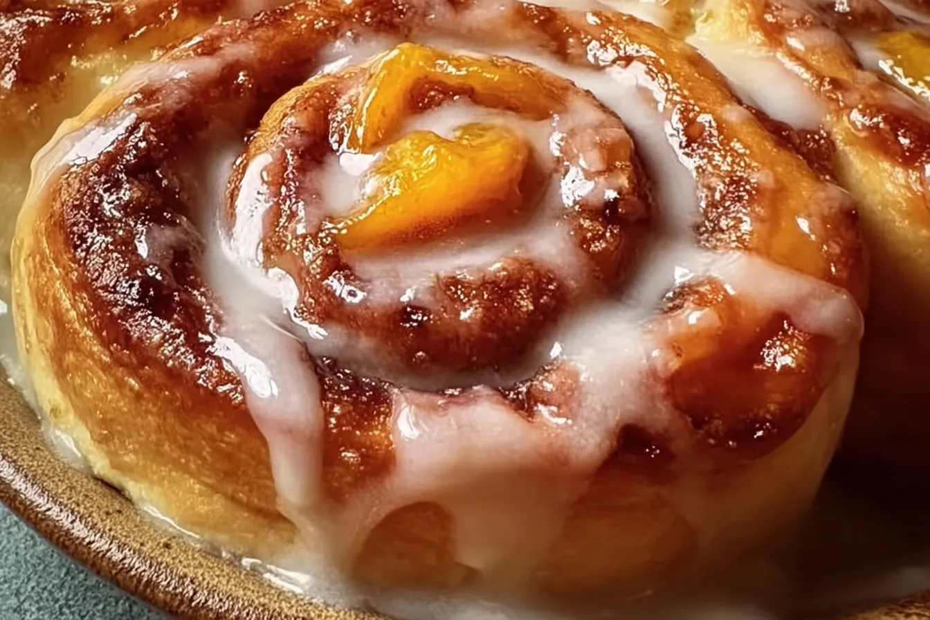Peach Pie Cinnamon Rolls: A Delicious Summer Treat 4 Peach Pie Cinnamon Rolls
