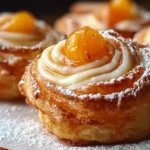 Delicious Peach Pie Cruffins Freshly Baked