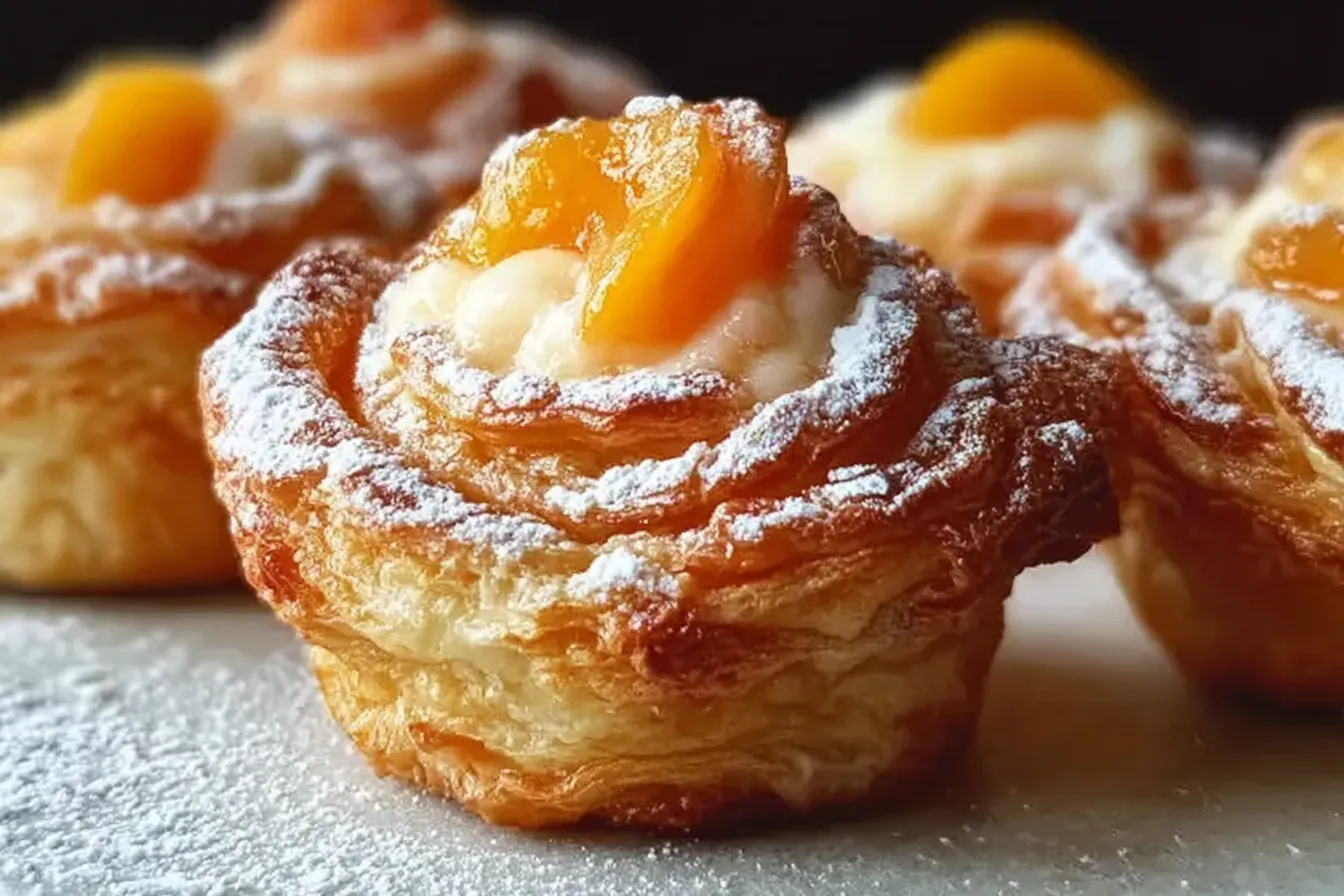 Peach Pie Cruffins: Flaky, Sweet, and Easy to Bake 