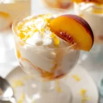 Refreshing Peaches and Cream Dessert