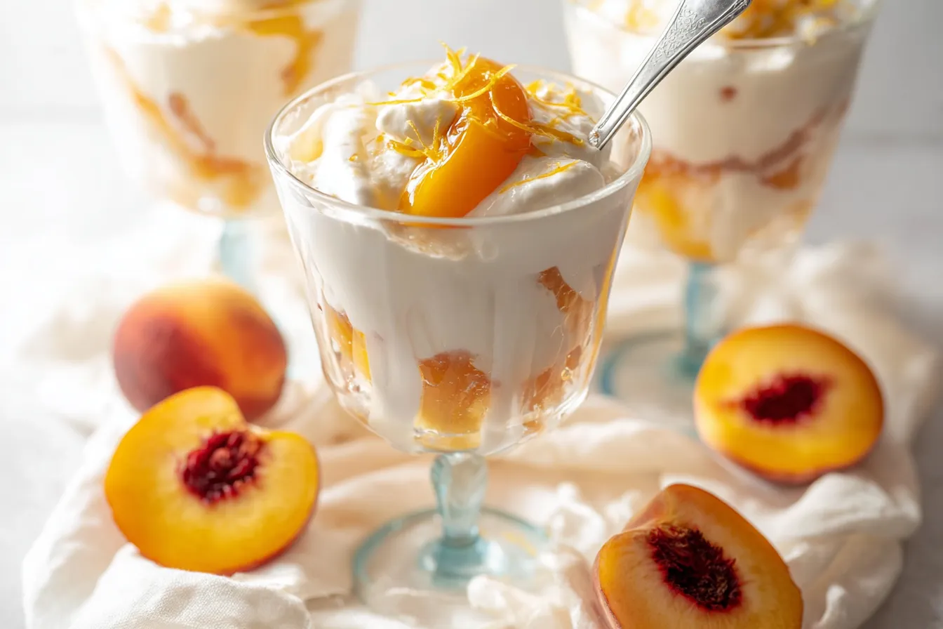 Peaches and Cream Delight: A Summer Treat to Savor 4 Peaches and Cream