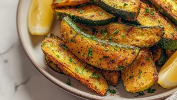 Baked Zucchini Fresh Out of the Oven