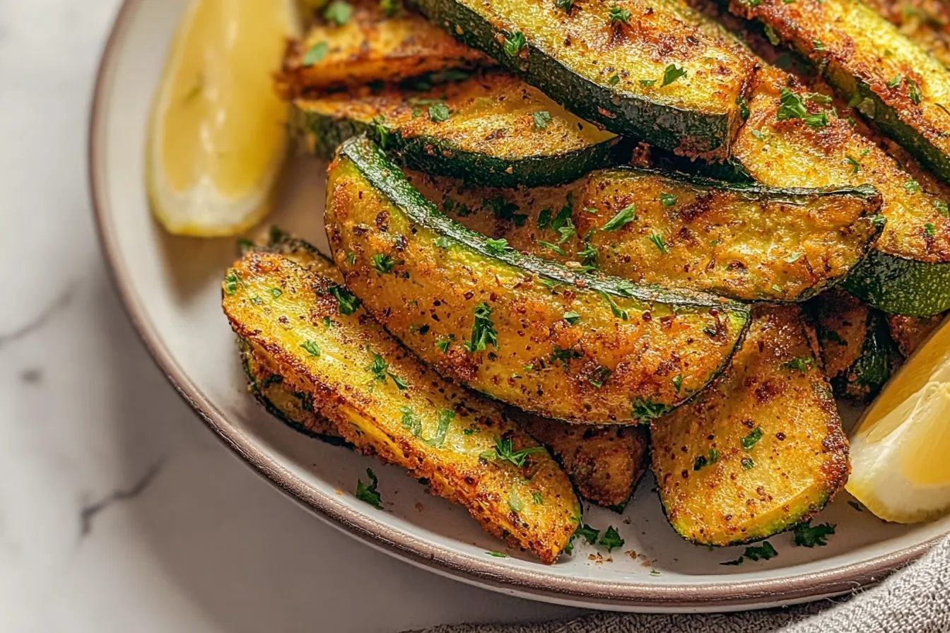 Baked Zucchini Fresh Out of the Oven