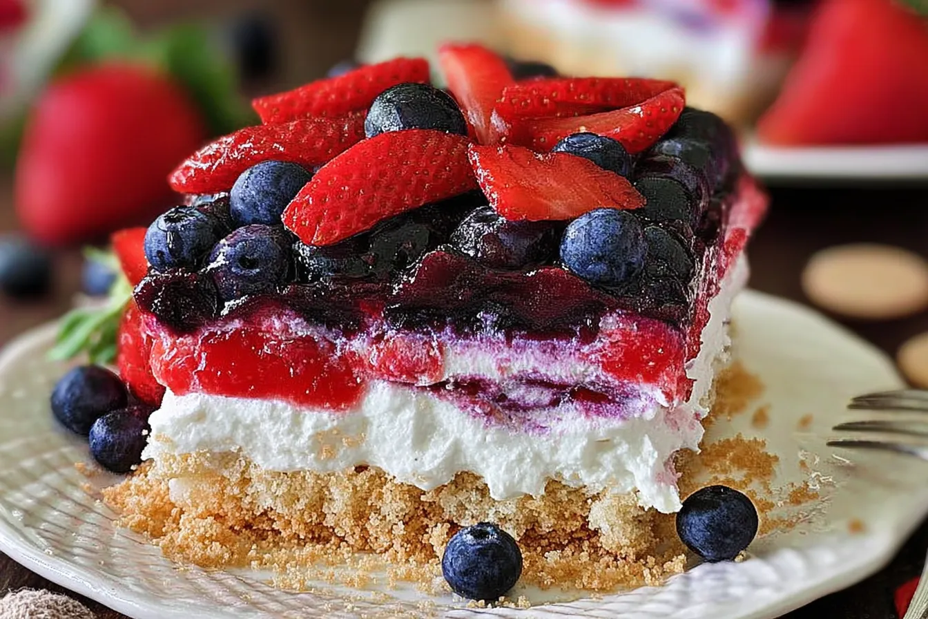 Red White & Blue Mixed Berry Yum Yum: A Festive Delight! 3 Festive Red White & Blue Mixed Berry Yum Yum Dessert