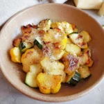 Sautéed Patty Pan Squash on a Plate