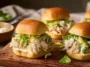 Slow Cooker Chicken Caesar Sandwiches Ready to Serve