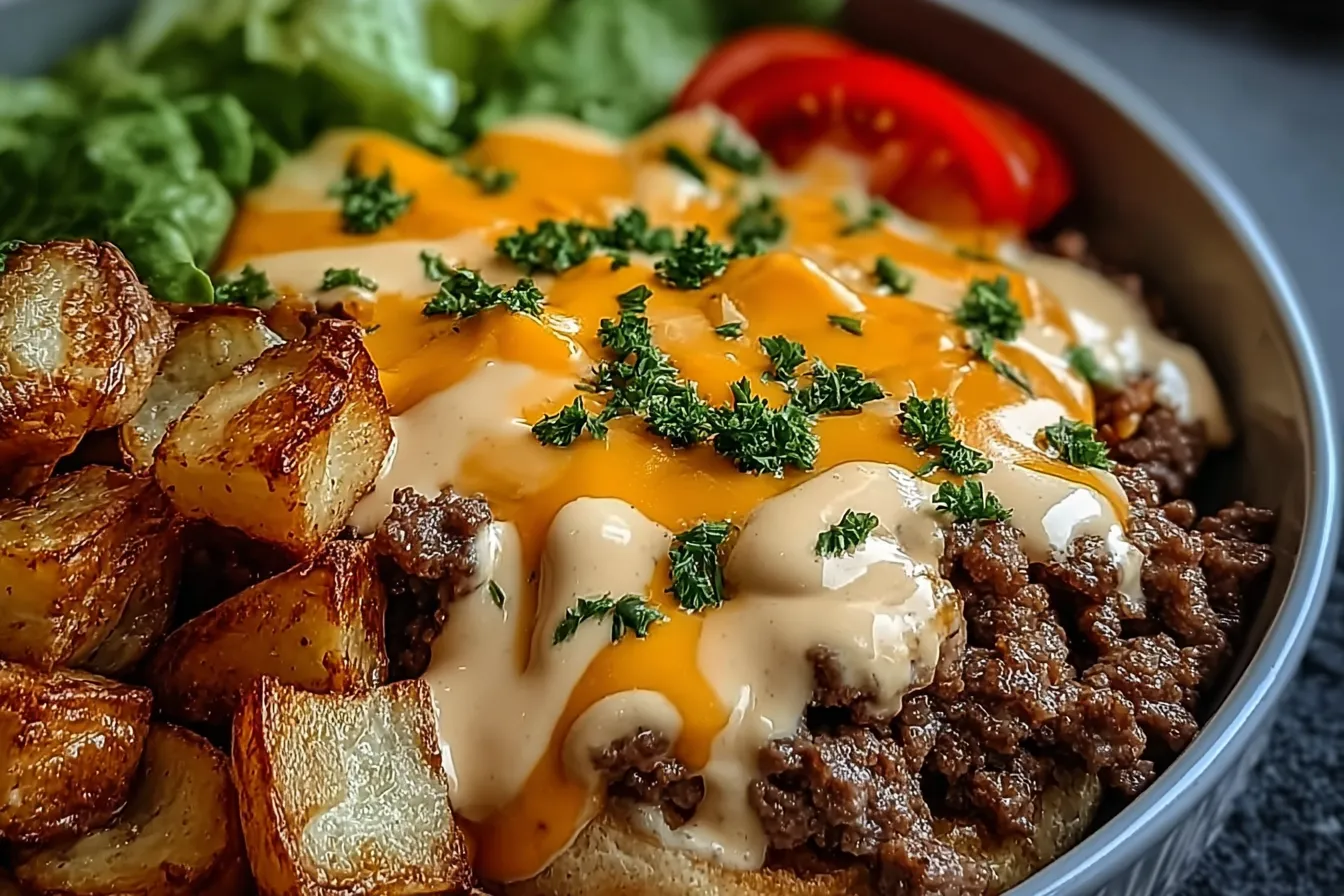 Smash Burger Bowl: A Flavorful Delight You Can’t Resist! 3 Delicious Smash Burger Bowl with Fresh Ingredients
