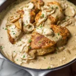 Sour Cream and Onion Chicken: A Delicious Weeknight Meal 14 Sour Cream and Onion Chicken on a Plate Ready to Serve
