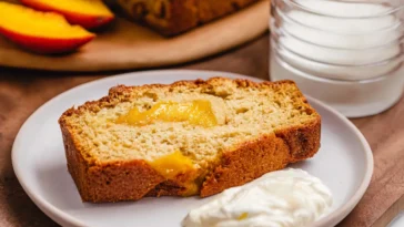 Homemade Southern Peach Bread Slices