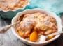 Southern Peach Cobbler Fresh from the Oven