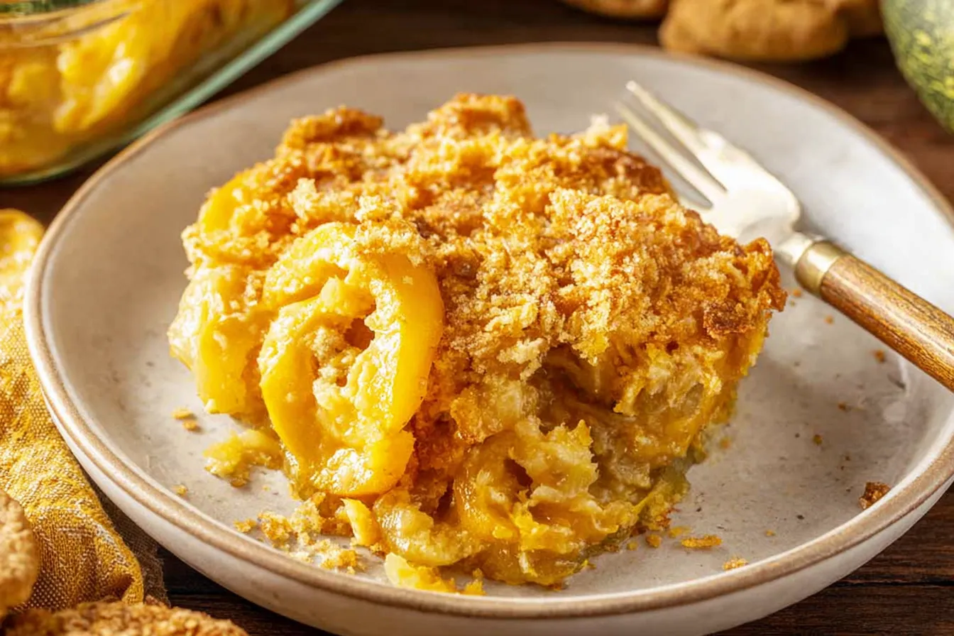 Delicious Southern Squash Casserole Ready to Serve