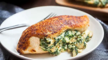 Spinach Stuffed Chicken Plated: A Culinary Masterpiece
