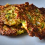 Delicious Summer Squash Fritters on a Plate
