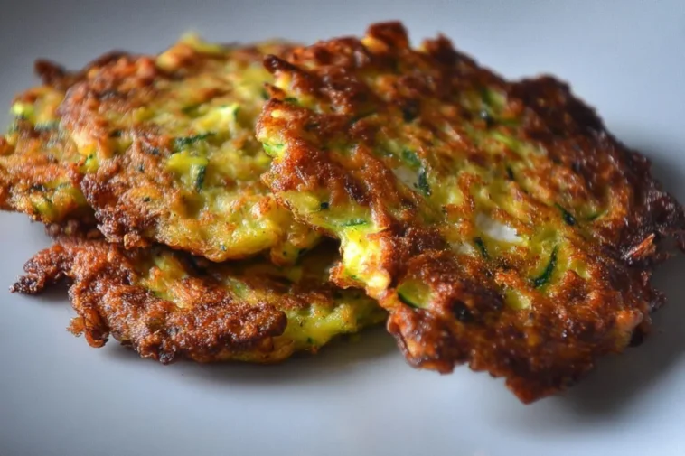 Delicious Summer Squash Fritters on a Plate