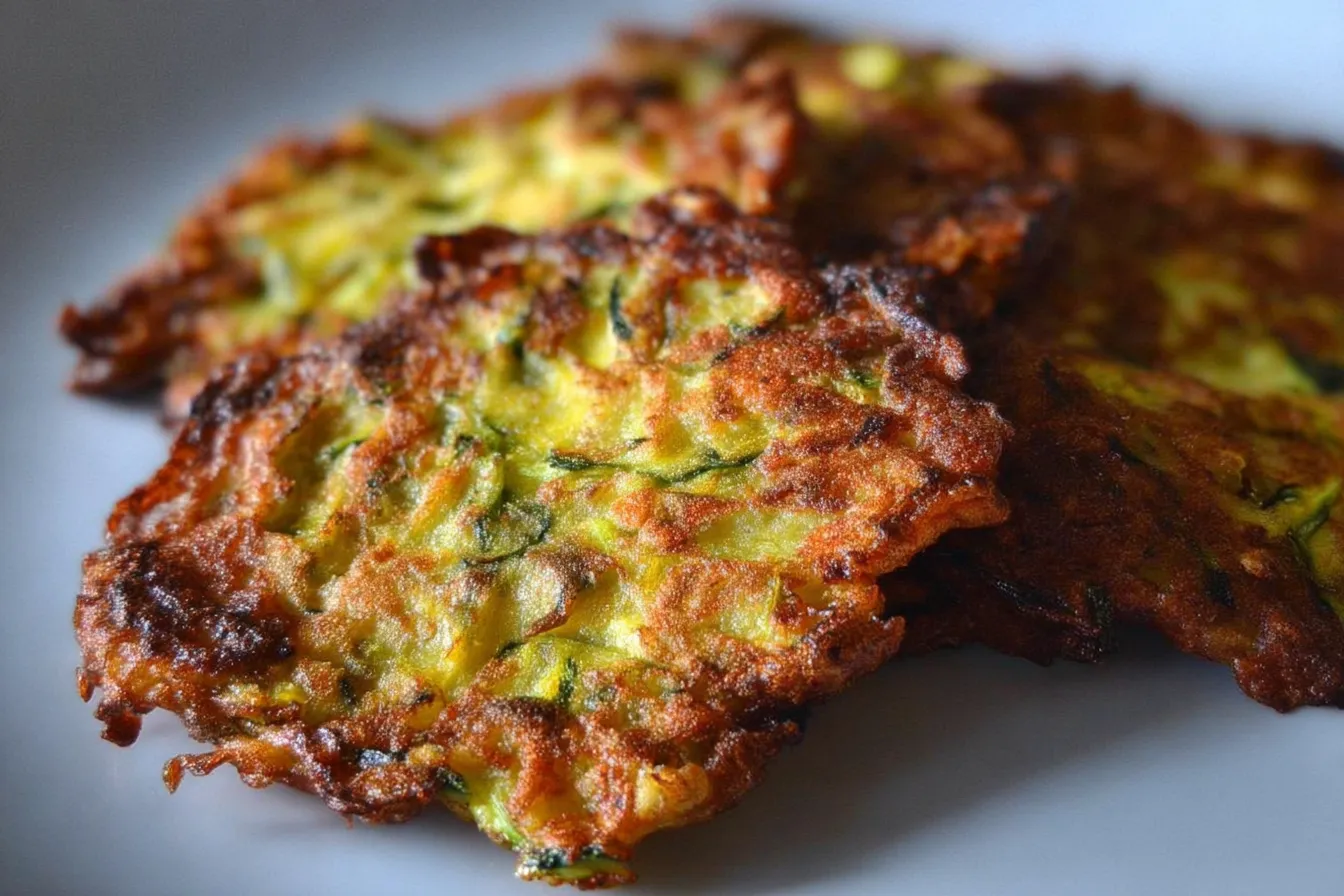 Crispy Summer Squash Fritters Fresh from the Pan
