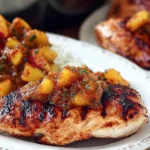 Delicious Sweet and Smoky Grilled Chicken with Peach Chipotle Sauce