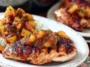 Delicious Sweet and Smoky Grilled Chicken with Peach Chipotle Sauce