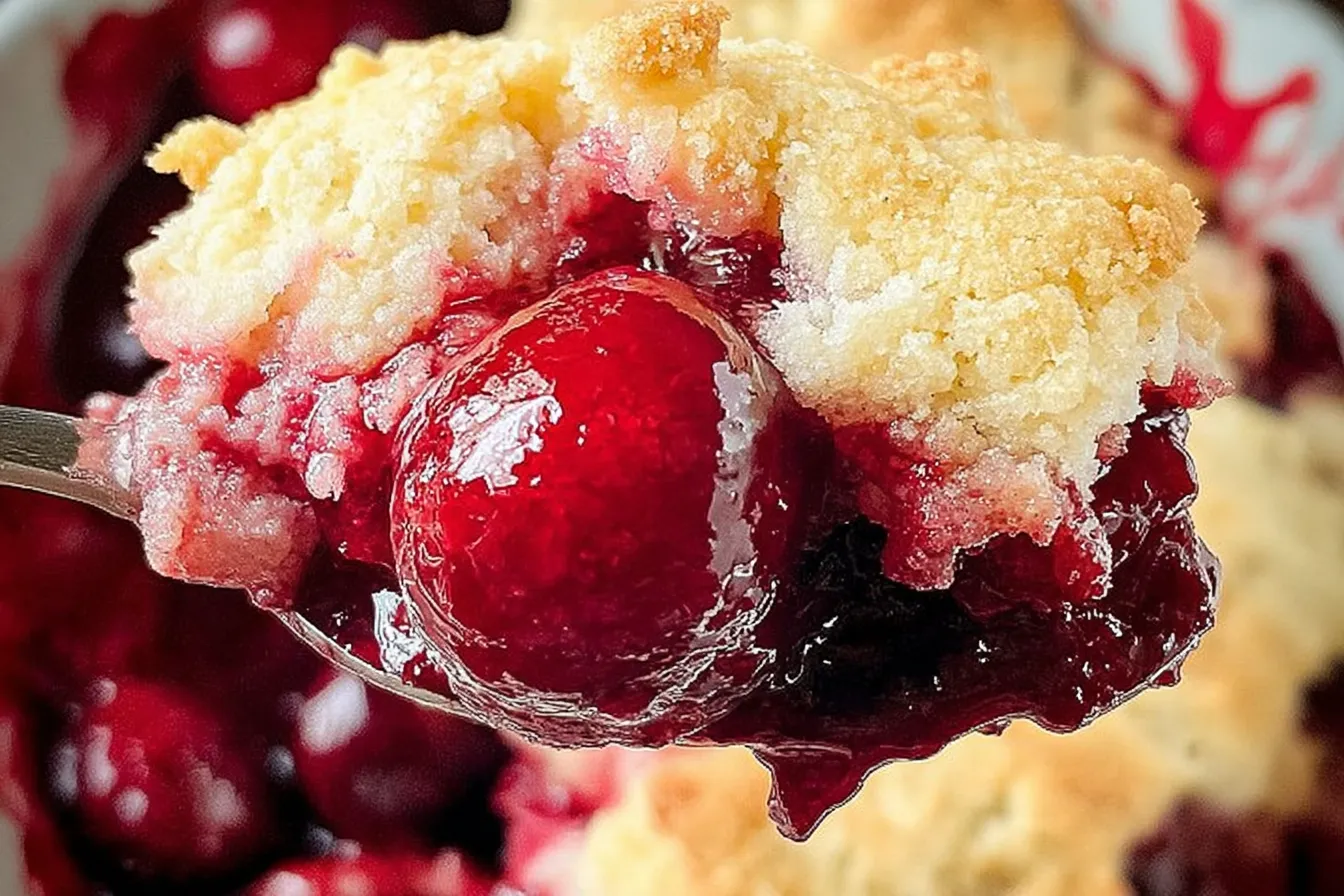 Sweet Cherry Cobbler