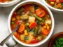 Delicious Homemade Vegetable Soup in a Bowl