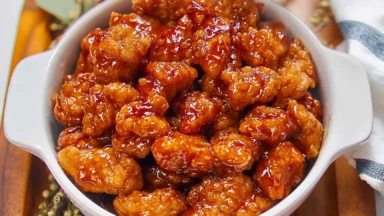 Delicious 3 Ingredient Orange Chicken with Marmalade BBQ Sauce