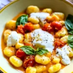 Creamy Tomato Gnocchi with Burrata in 30 Minutes