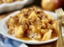 Air Fryer Apple Cobbler Ready to Serve