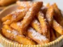 Delicious Air Fryer Apple Fries in a Bowl