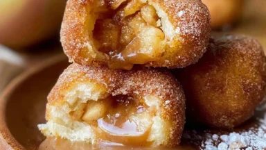 Delicious Air Fryer Apple Pie Bombs Ready to Serve