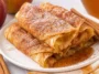 Crispy Air Fryer Apple Pie Taquitos Ready to Enjoy