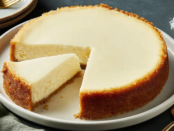 Air-Fryer Cheesecake Freshly Baked