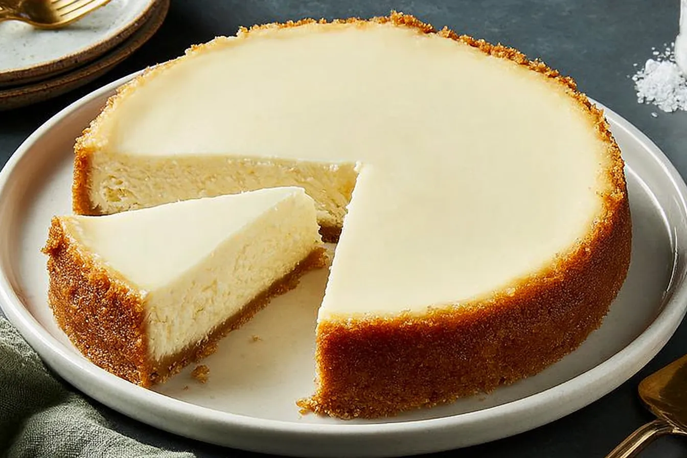 Air-Fryer Cheesecake Freshly Baked