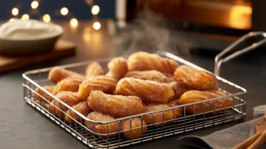 Delicious Air Fryer Churro Bites Recipe