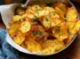 Crispy Air Fryer Potato Chips on a Plate