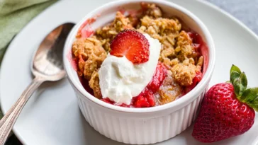 Irresistible Air Fryer Strawberry Crisp Fresh from the Kitchen