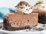 Air Fryer Triple Chocolate Cheesecake Slice