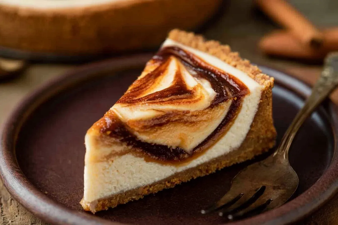 Apple Butter Cheesecake {No Bake} 