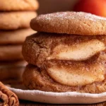 Delicious Apple Cider Cheesecake Cookies on a Plate