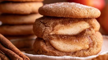 Delicious Apple Cider Cheesecake Cookies on a Plate