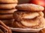 Delicious Apple Cider Cheesecake Cookies on a Plate
