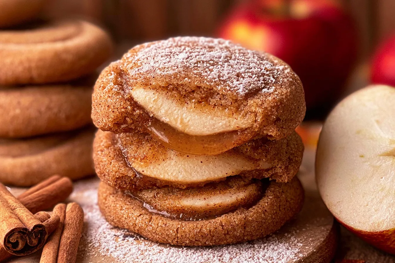 Apple Cider Cheesecake Cookies 